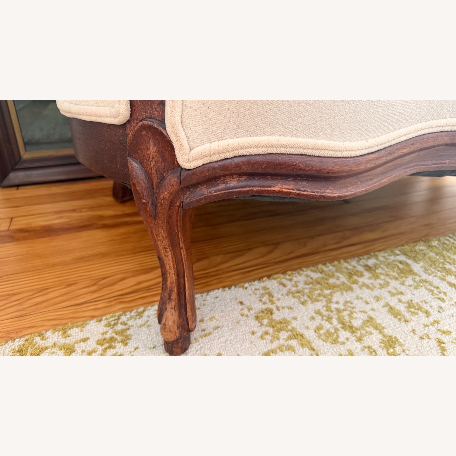 Vintage/Antique Finds Natural Chaise Lounge - image-15