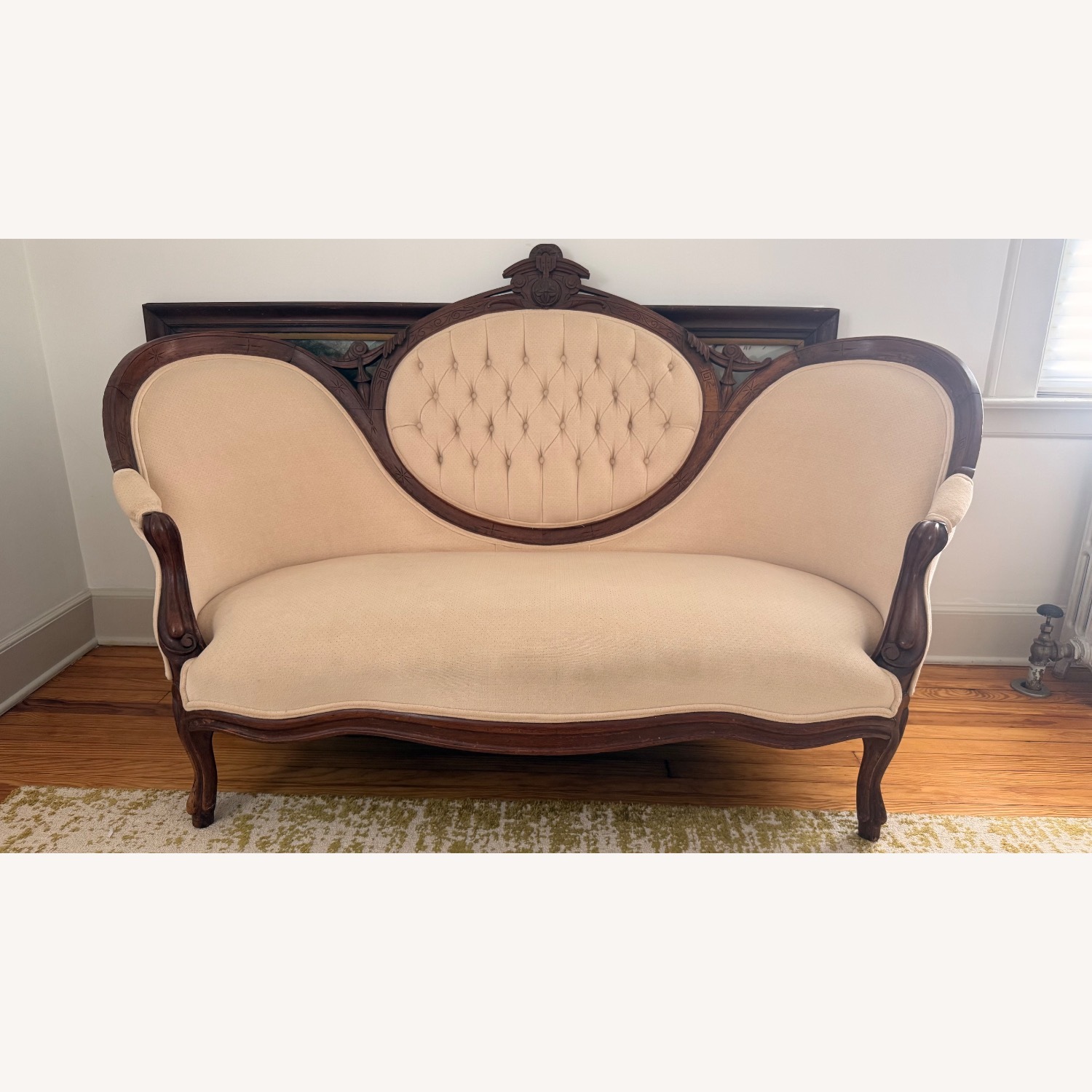 Vintage/Antique Finds Natural Chaise Lounge - image-1
