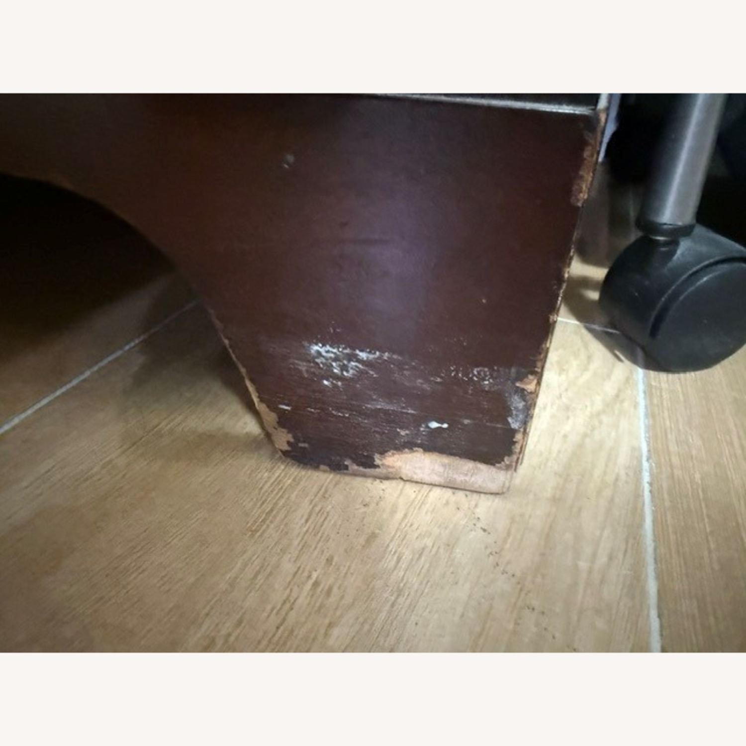 Vintage/Antique Finds Dark Brown Wood Highboy - image-3