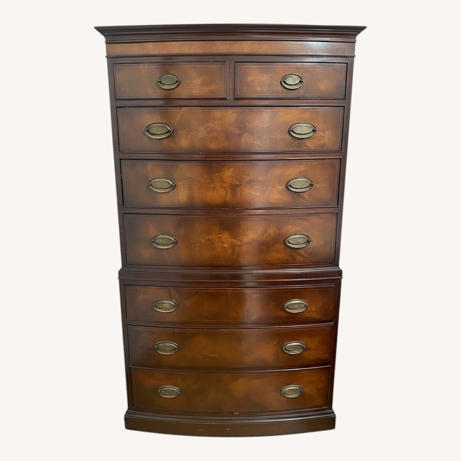Vintage/Antique Finds Dark Brown Wood Highboy - image-0
