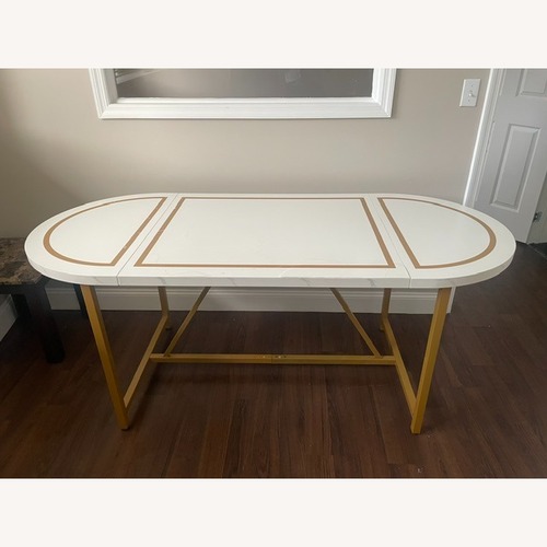 Used Tribesigns White Desk for sale on AptDeco