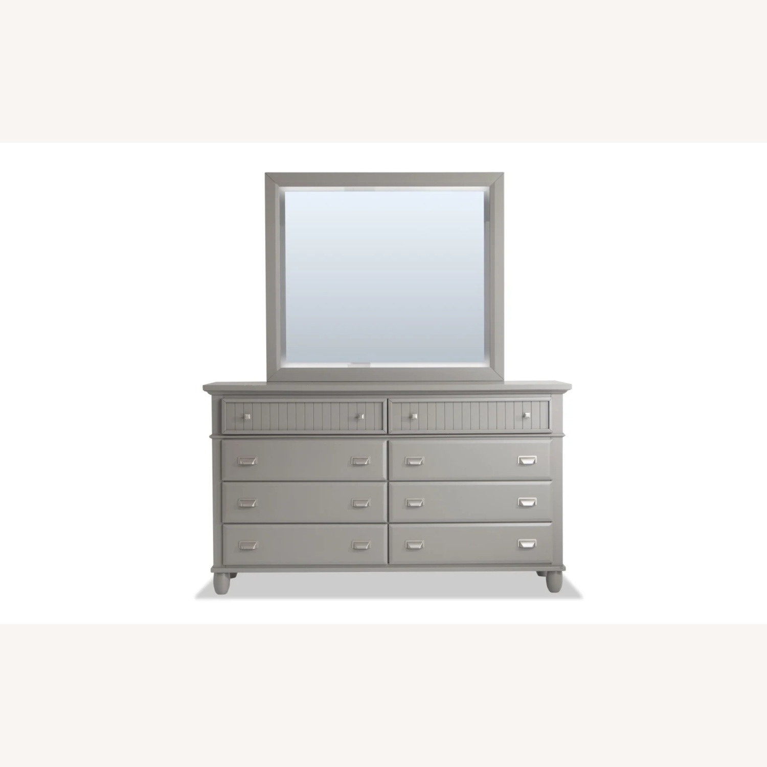 Spencer Gray 8 Drawer Dresser & Mirror - image-5