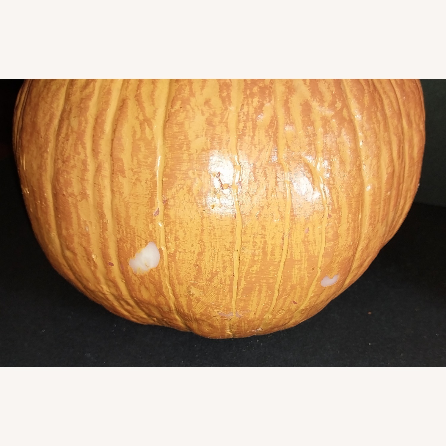 Pottery Barn Pumpkin Candles 2 Different Sizes  - image-11