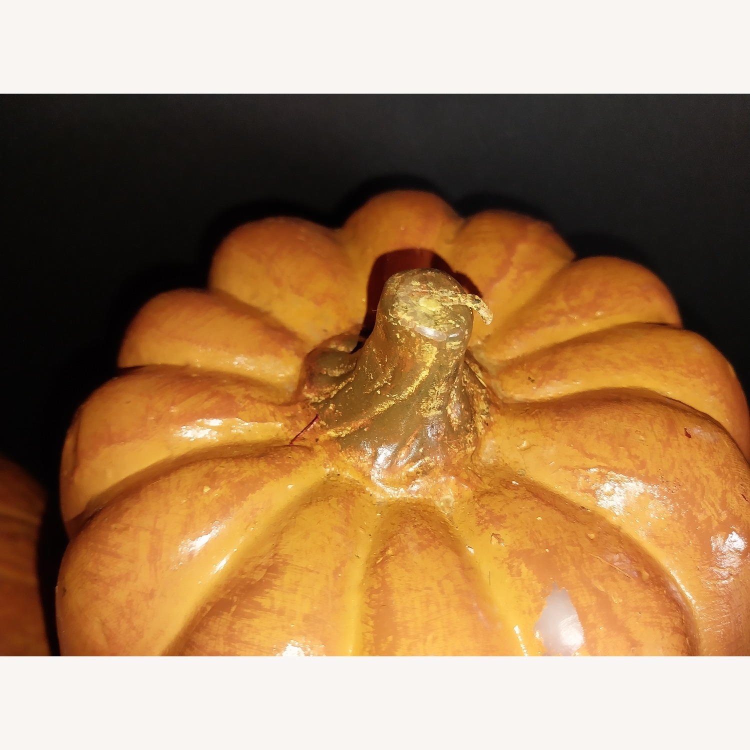 Pottery Barn Pumpkin Candles 2 Different Sizes  - image-13