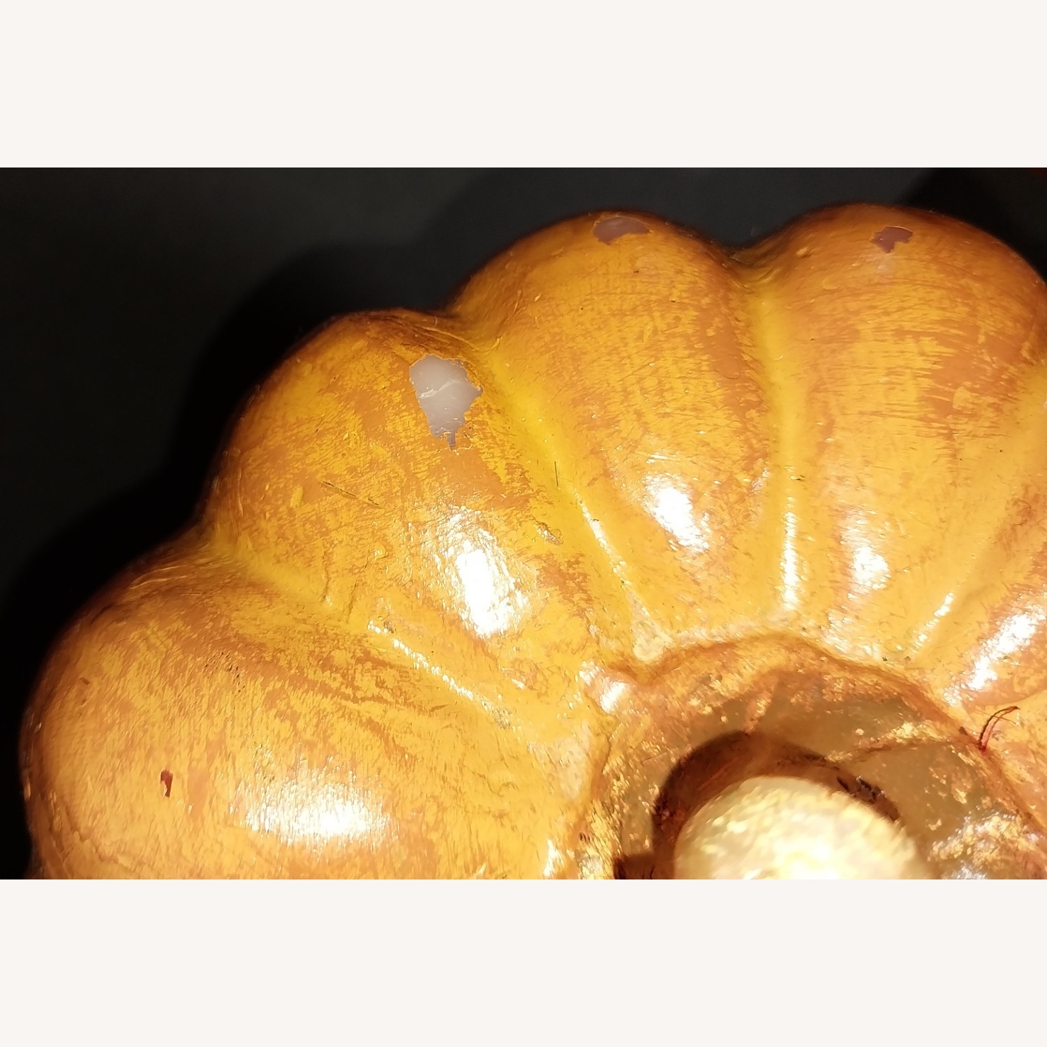 Pottery Barn Pumpkin Candles 2 Different Sizes  - image-5