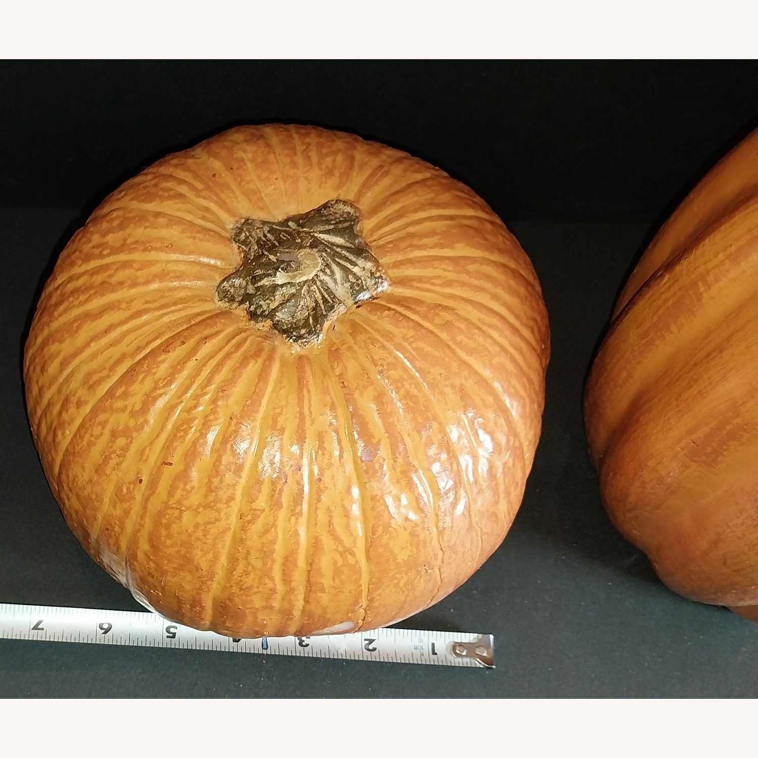 Pottery Barn Pumpkin Candles 2 Different Sizes  - image-17