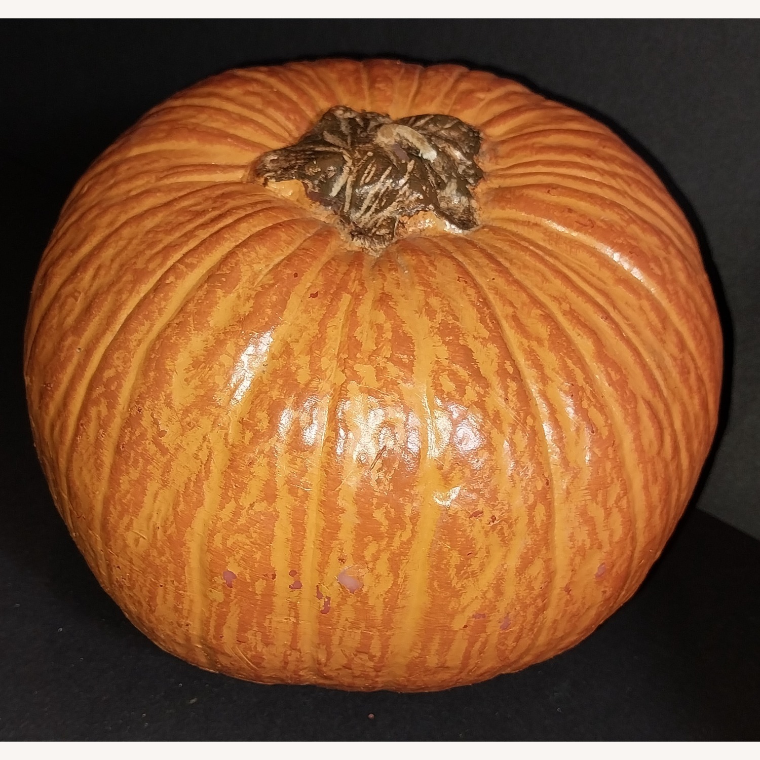 Pottery Barn Pumpkin Candles 2 Different Sizes  - image-8