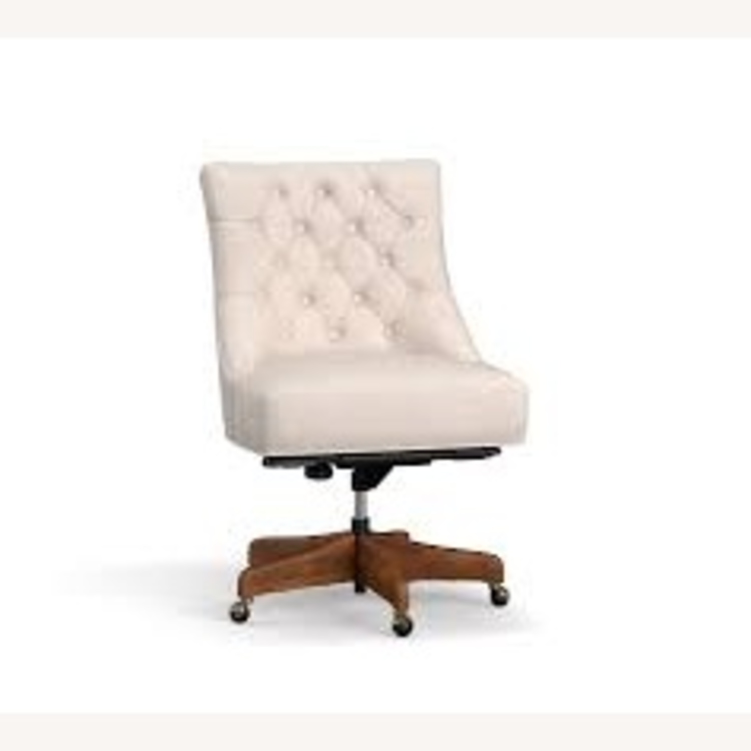 Pottery Barn Hayes Tufted Swivel Office Chair - image-4