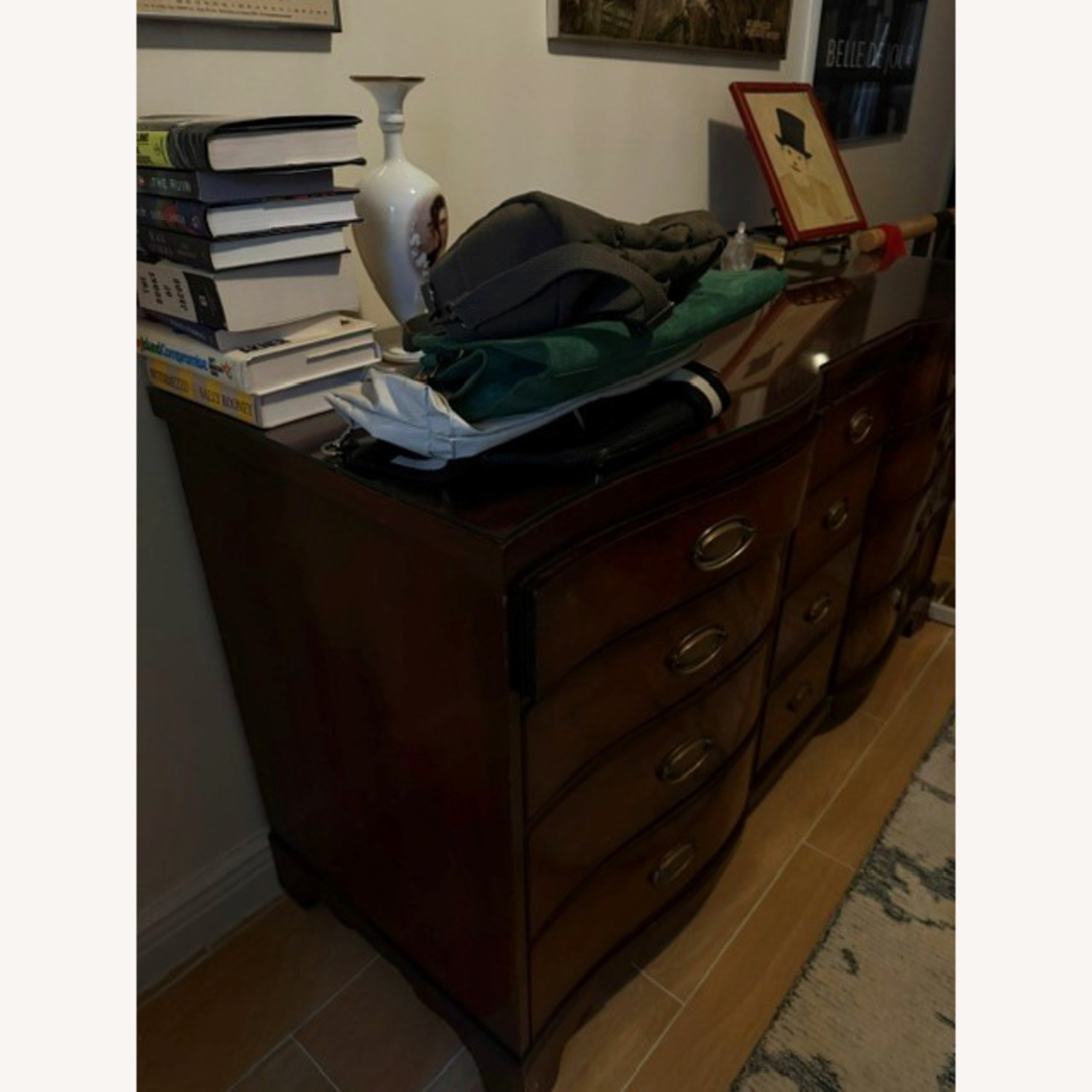 Vintage/Antique Finds Dark Brown Wood Dresser - image-3