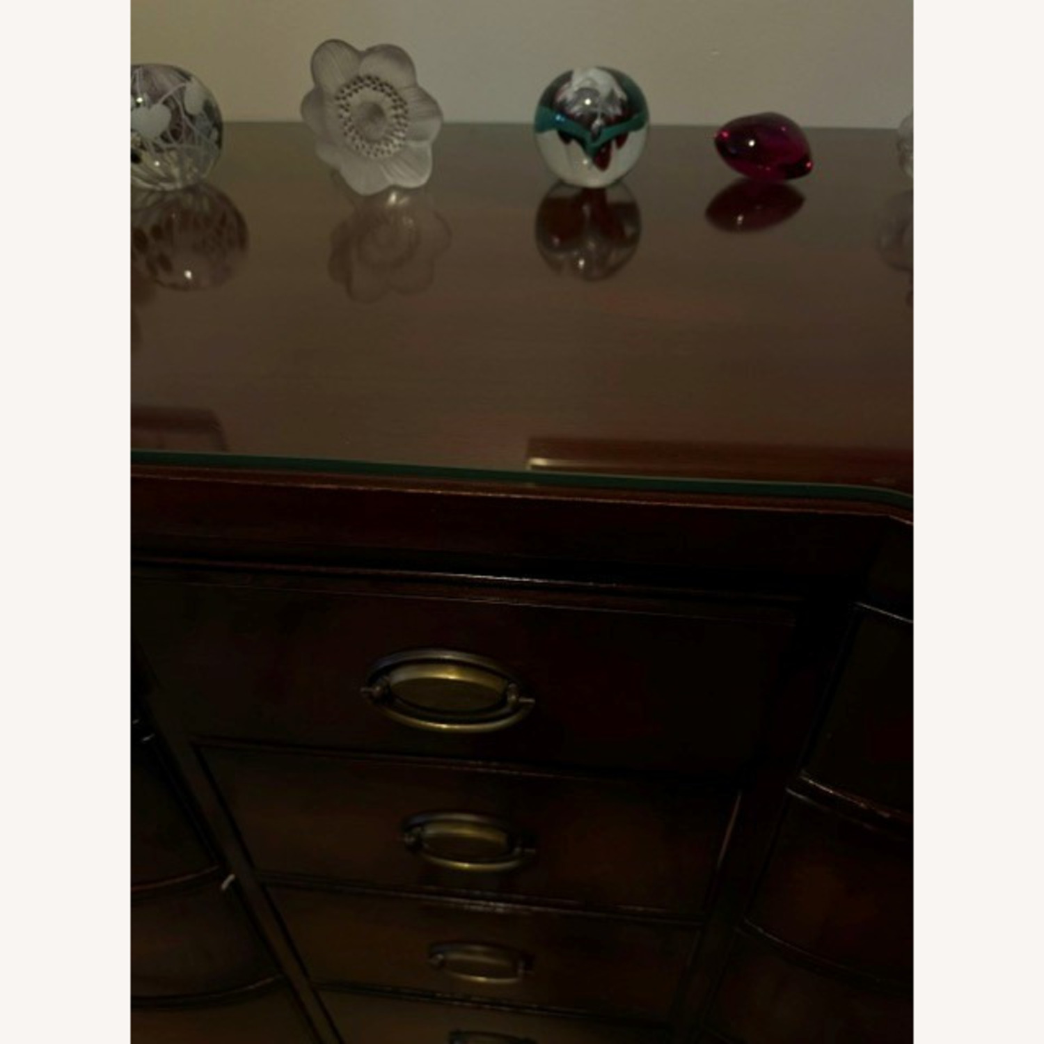 Vintage/Antique Finds Dark Brown Wood Dresser - image-4