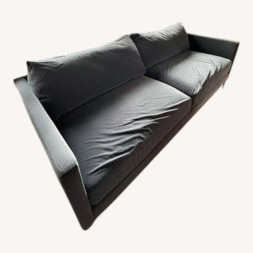 Used The Luxe Dark Green Velvet Sofa for sale on AptDeco