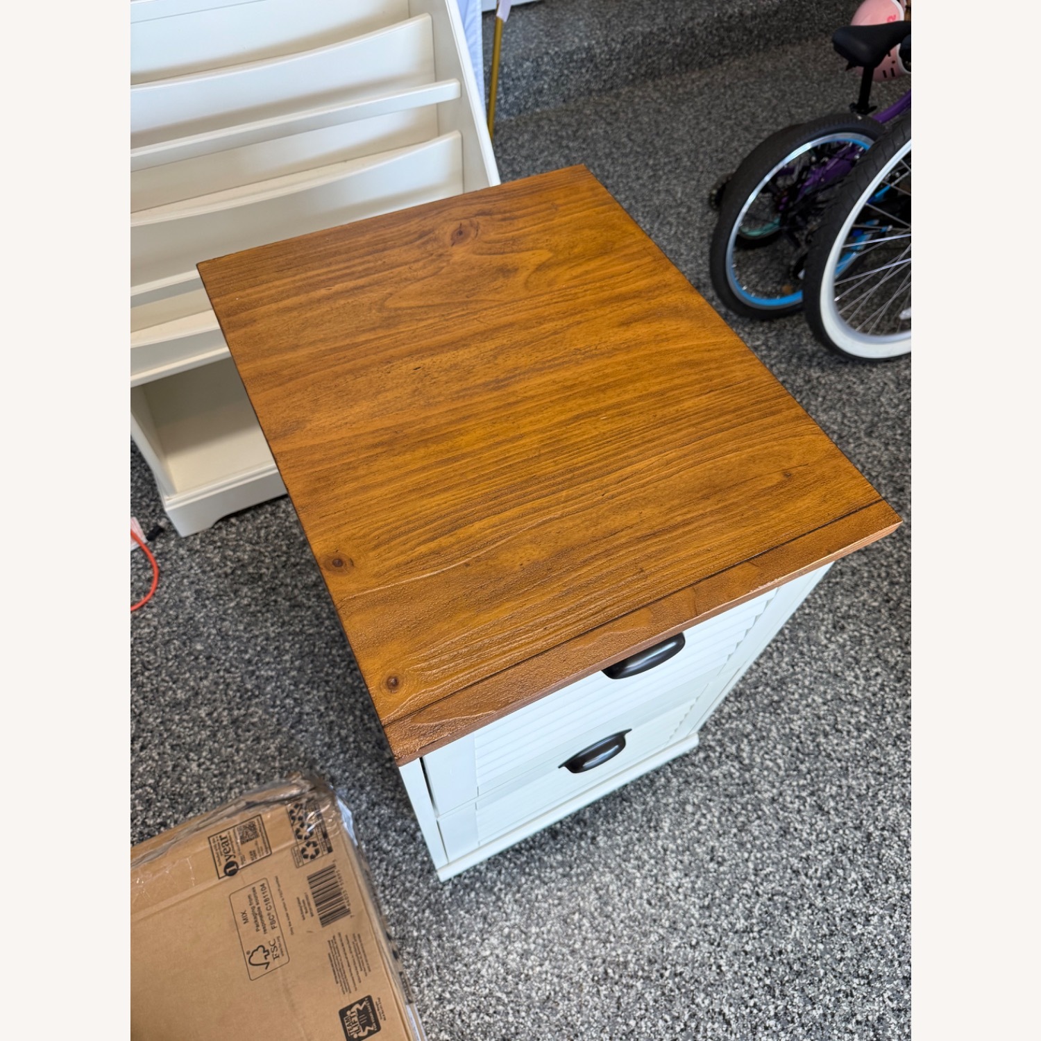 Pottery Barn Whitney Corner Desk & Cabinet - image-6