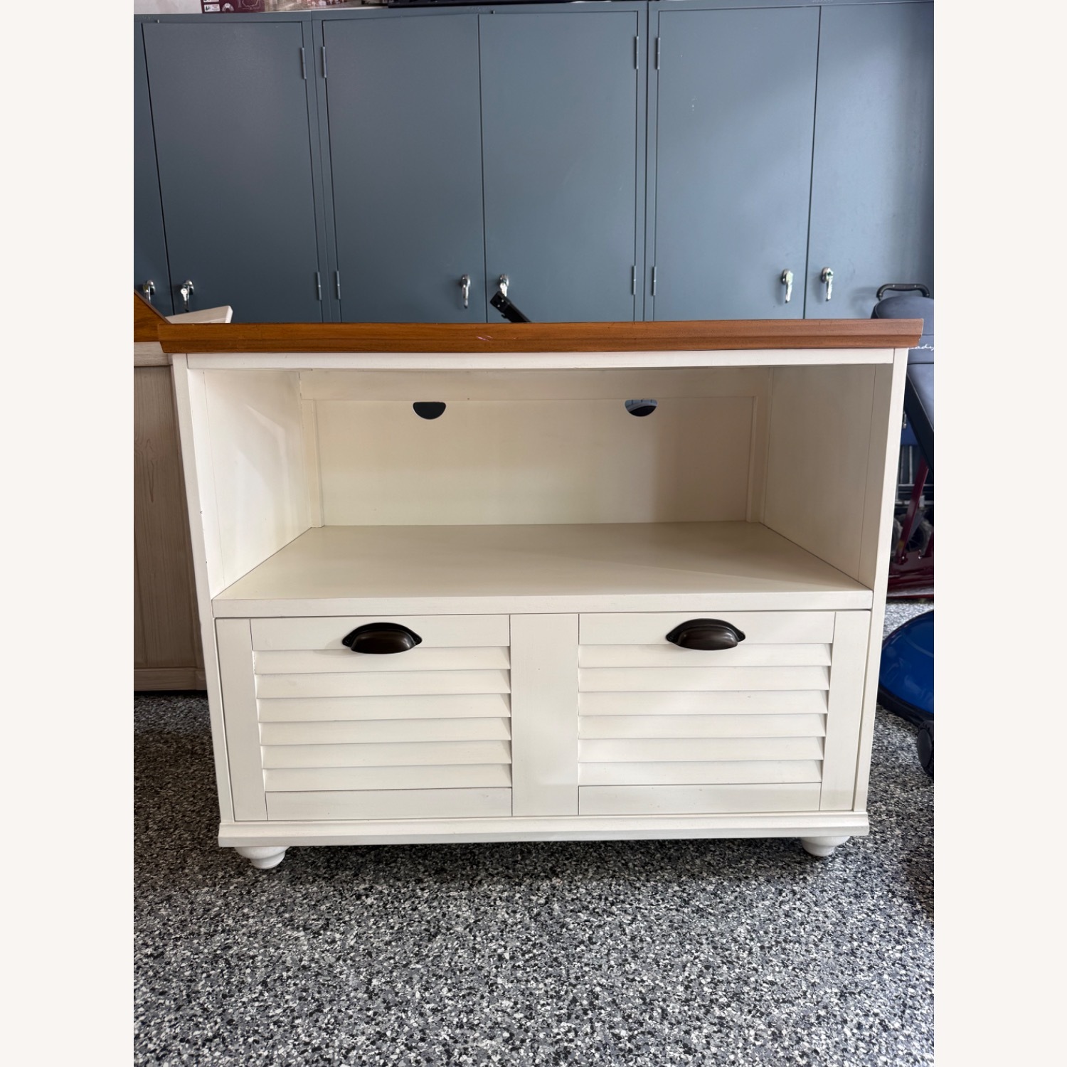 Pottery Barn Whitney Corner Desk & Cabinet - image-9