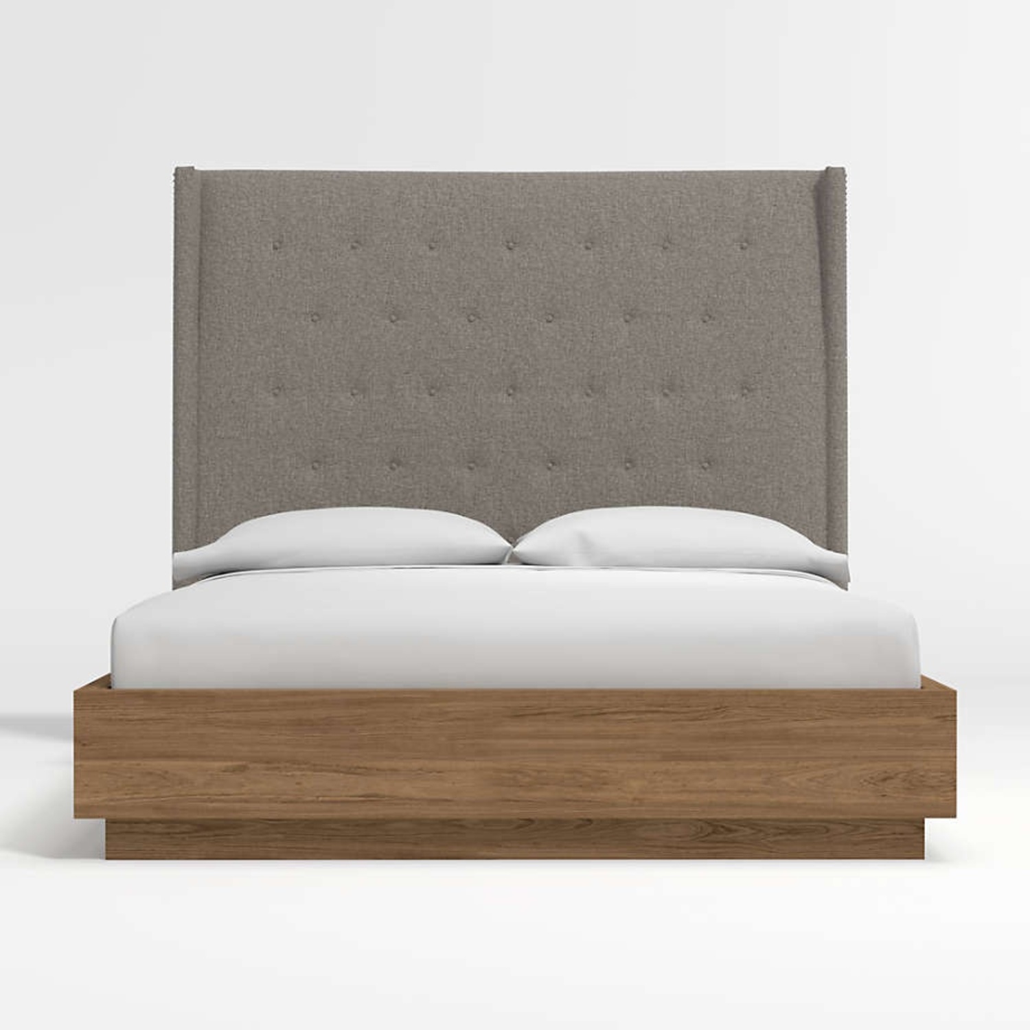 Crate & Barrel Ronin Queen Bed and Headboard - image-4