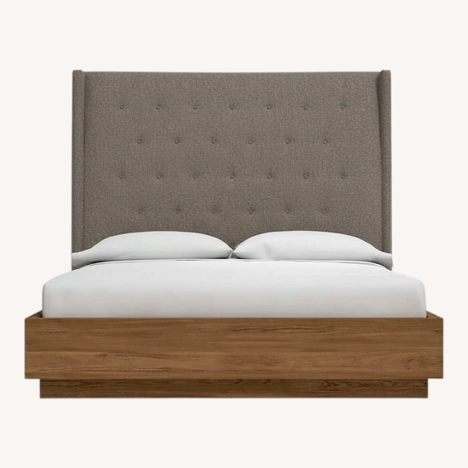 Crate & Barrel Ronin Queen Bed and Headboard - image-0