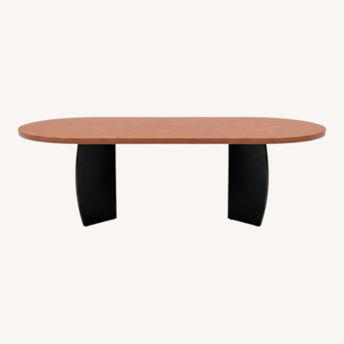 Used Light Brown Wood Conference Table for sale on AptDeco