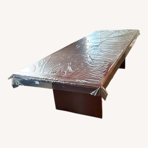 Used Dark Brown Wood Conference Room Table for sale on AptDeco