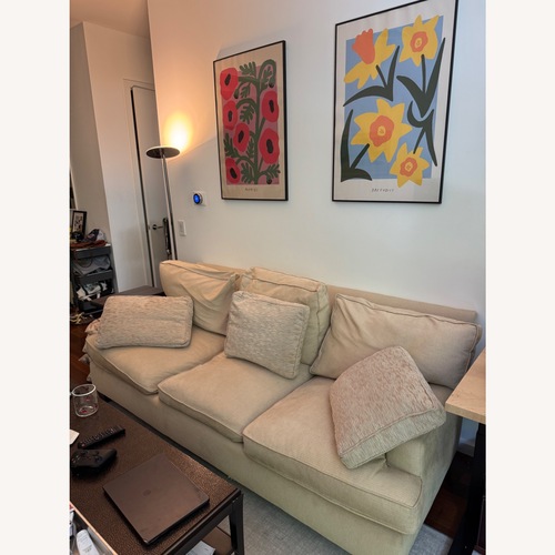 Used Baker Furniture Light Brown 3+ Seater Sofa for sale on AptDeco
