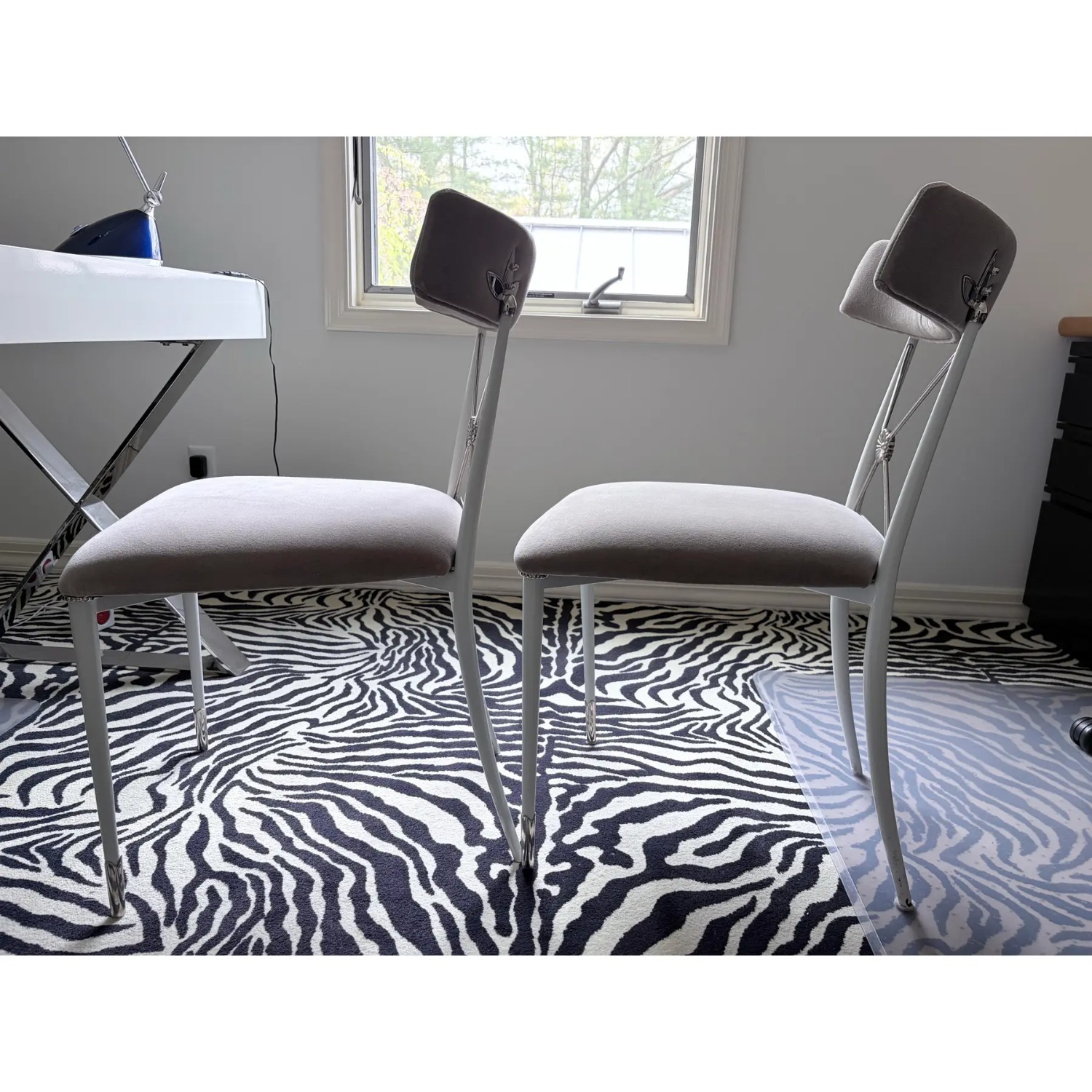 Jonathan Adler Natural Metal Dining Chair - image-4