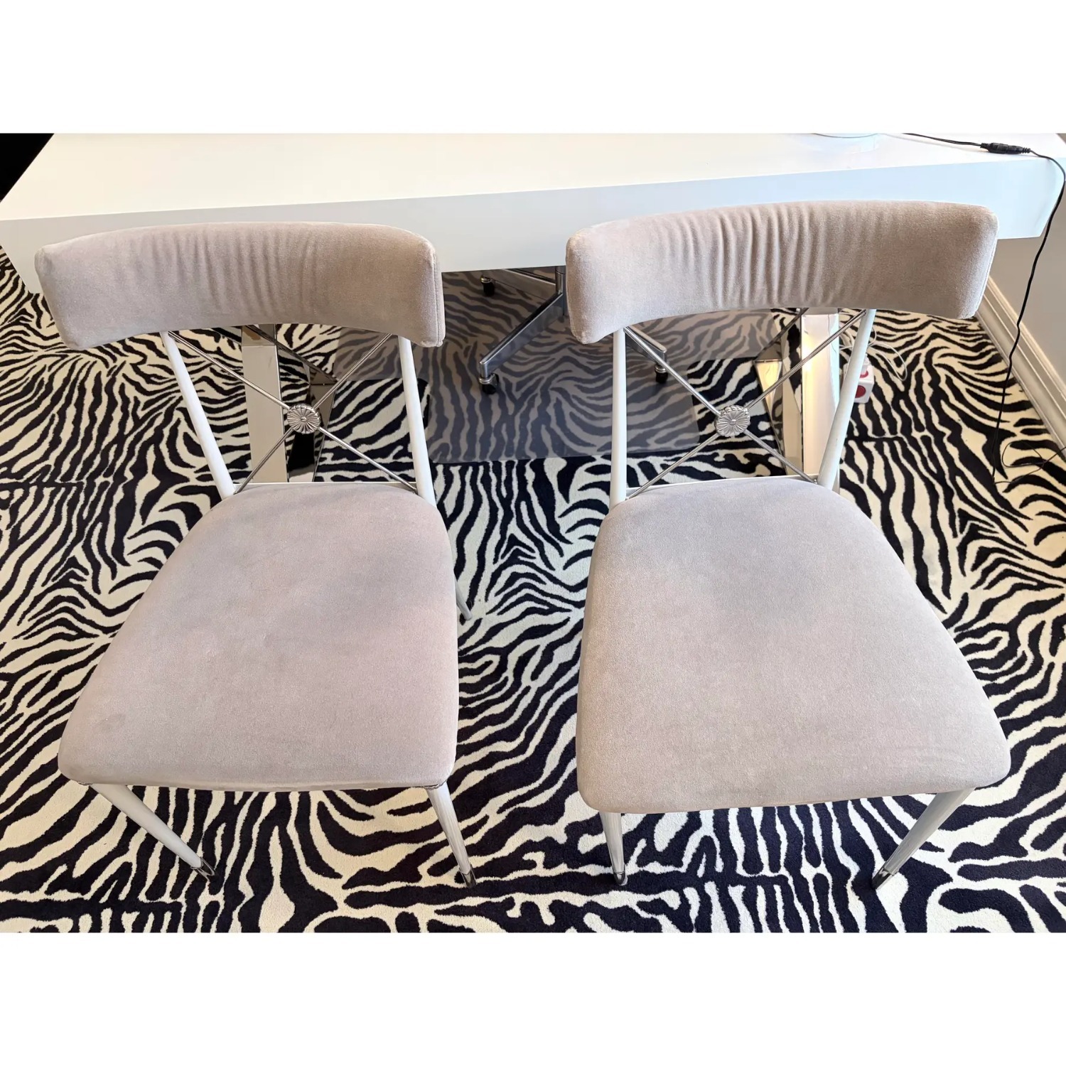 Jonathan Adler Natural Metal Dining Chair - image-2