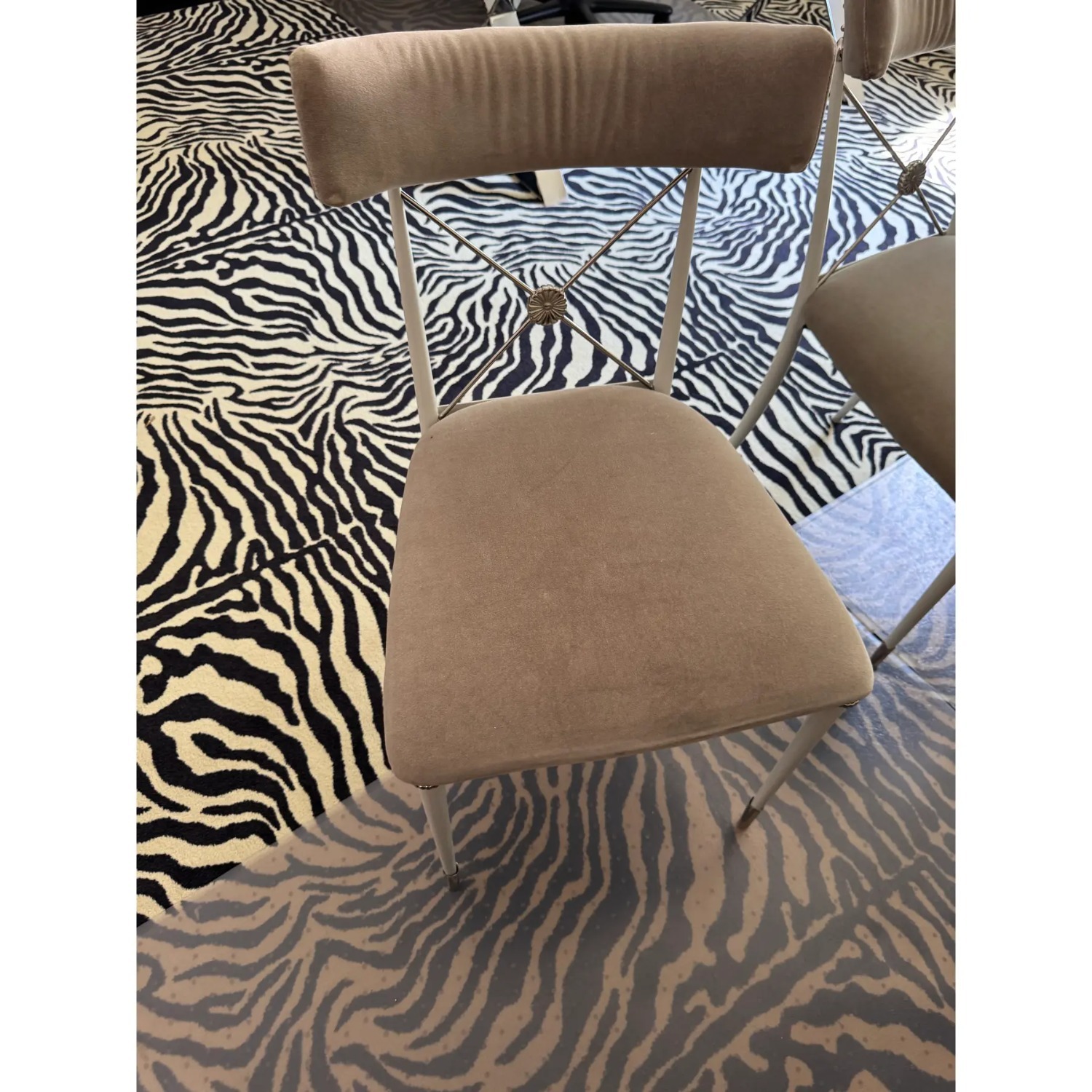 Jonathan Adler Natural Metal Dining Chair - image-7