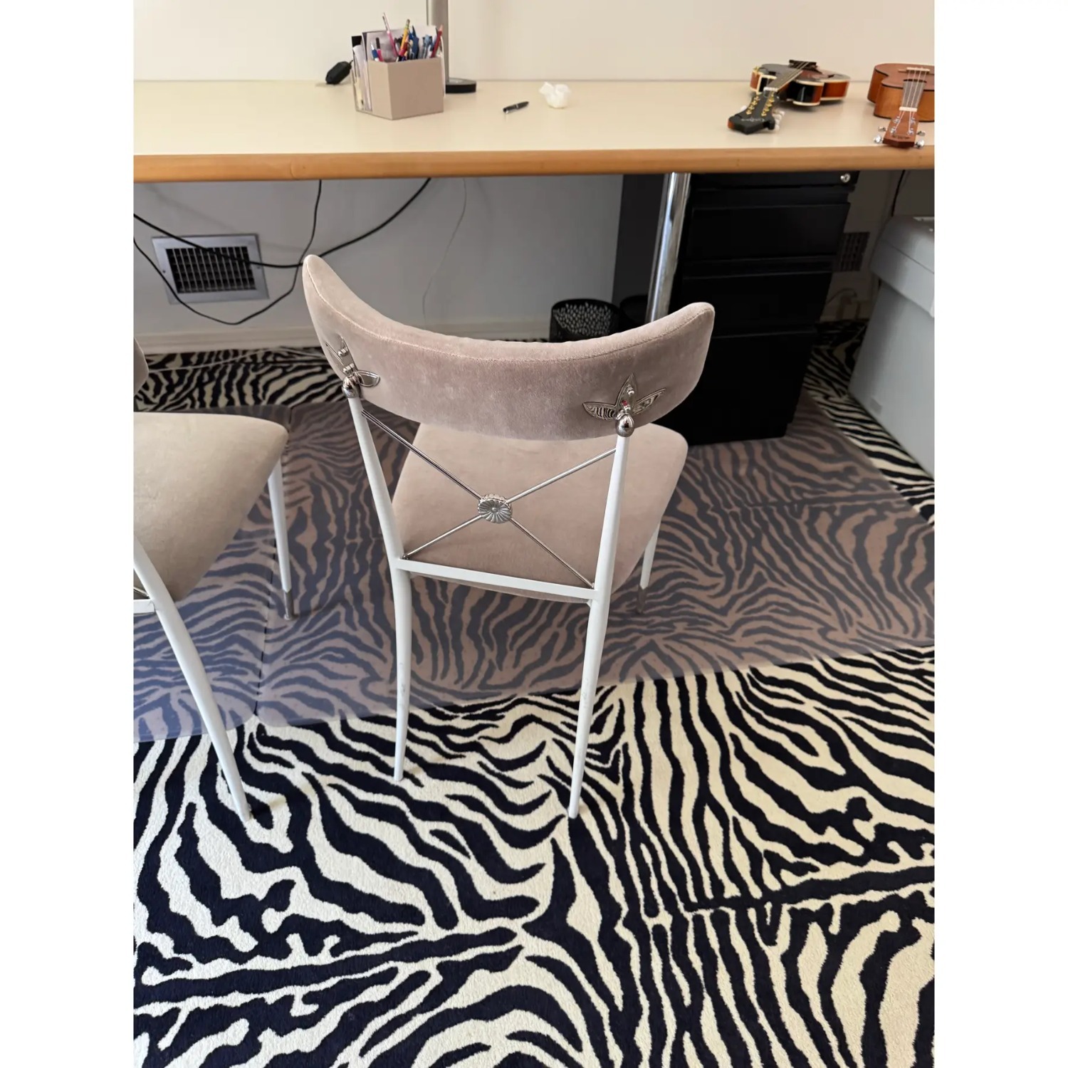 Jonathan Adler Natural Metal Dining Chair - image-6