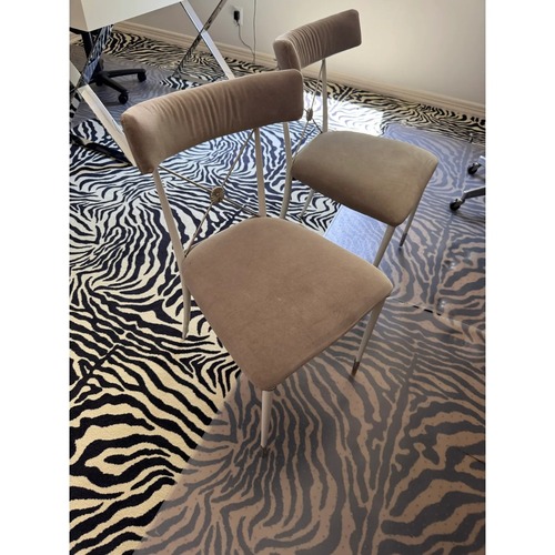 Used Jonathan Adler Natural Metal Dining Chair for sale on AptDeco