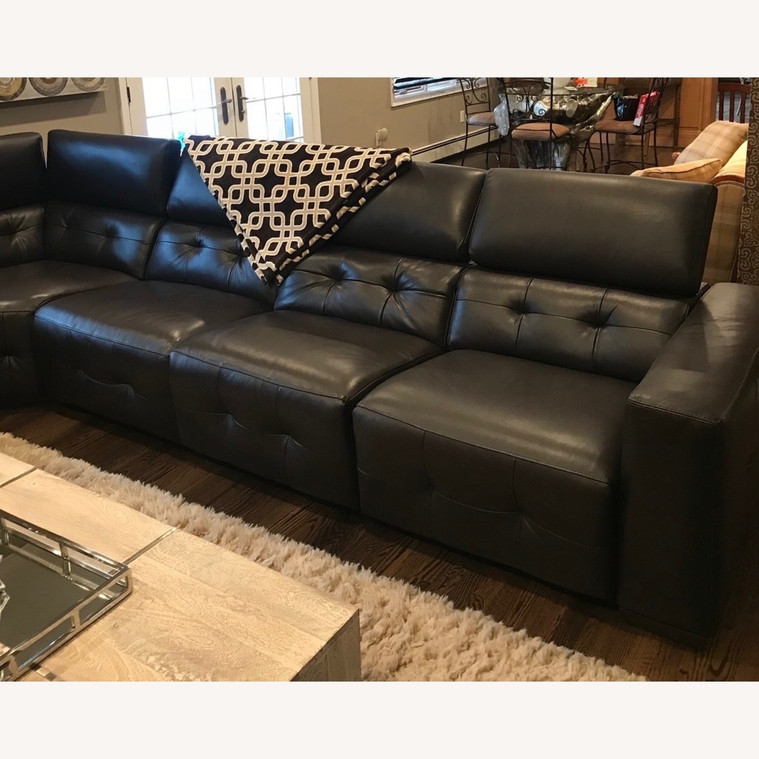 Z Gallerie Verona 5 pc Sectional (2 Recliners) - image-1