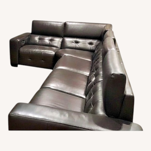 Used Z Gallerie Verona 5 pc Sectional (2 Recliners) for sale on AptDeco