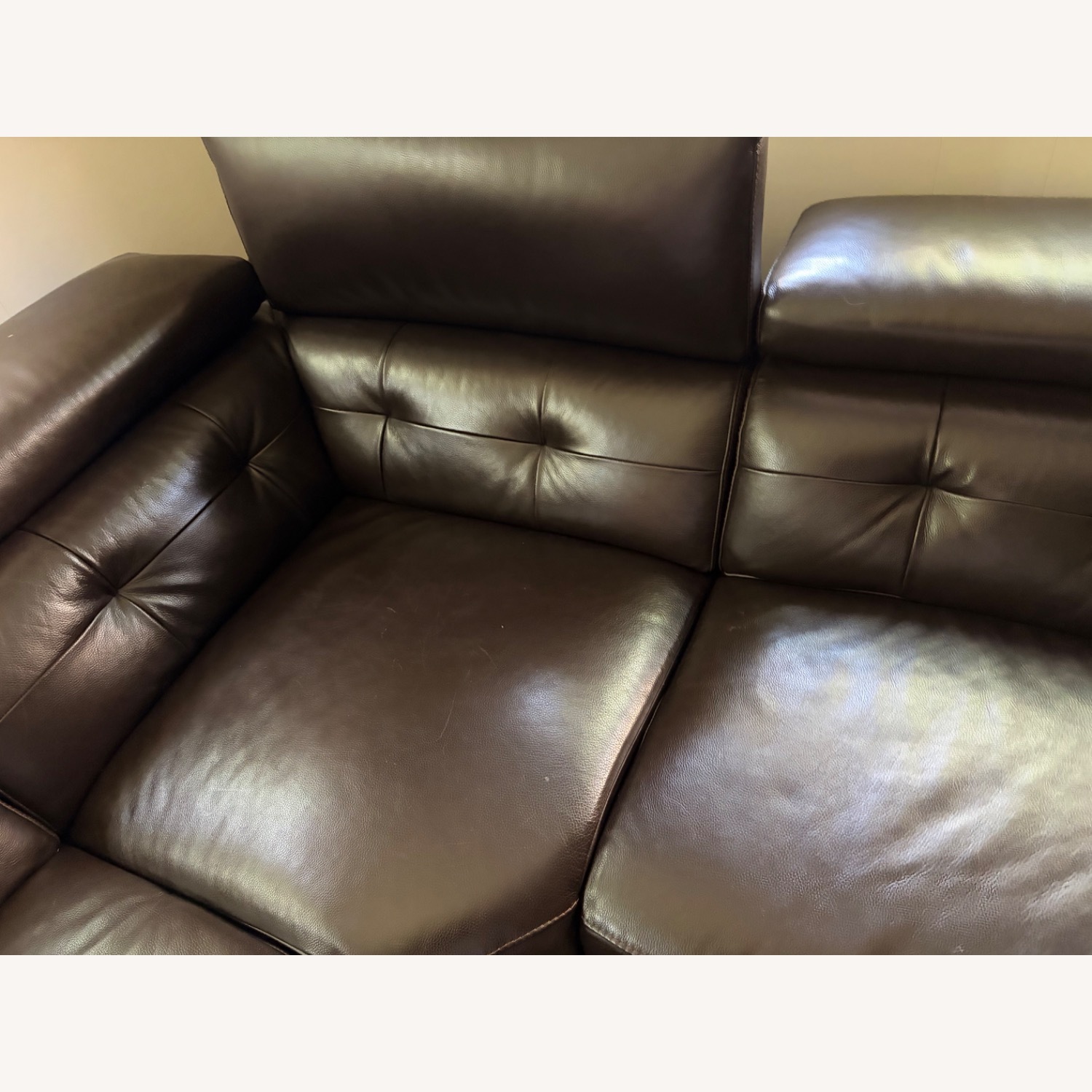 Z Gallerie Verona 5 pc Sectional (2 Recliners) - image-4