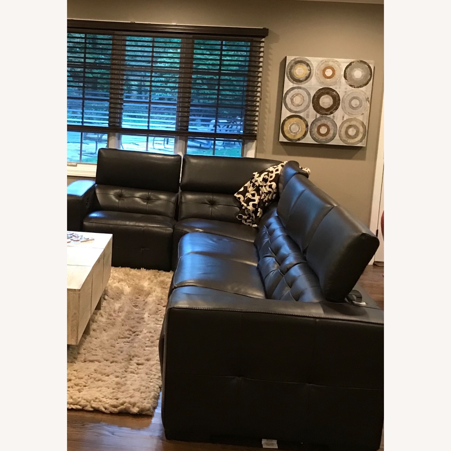 Z Gallerie Verona 5 pc Sectional (2 Recliners) - image-2