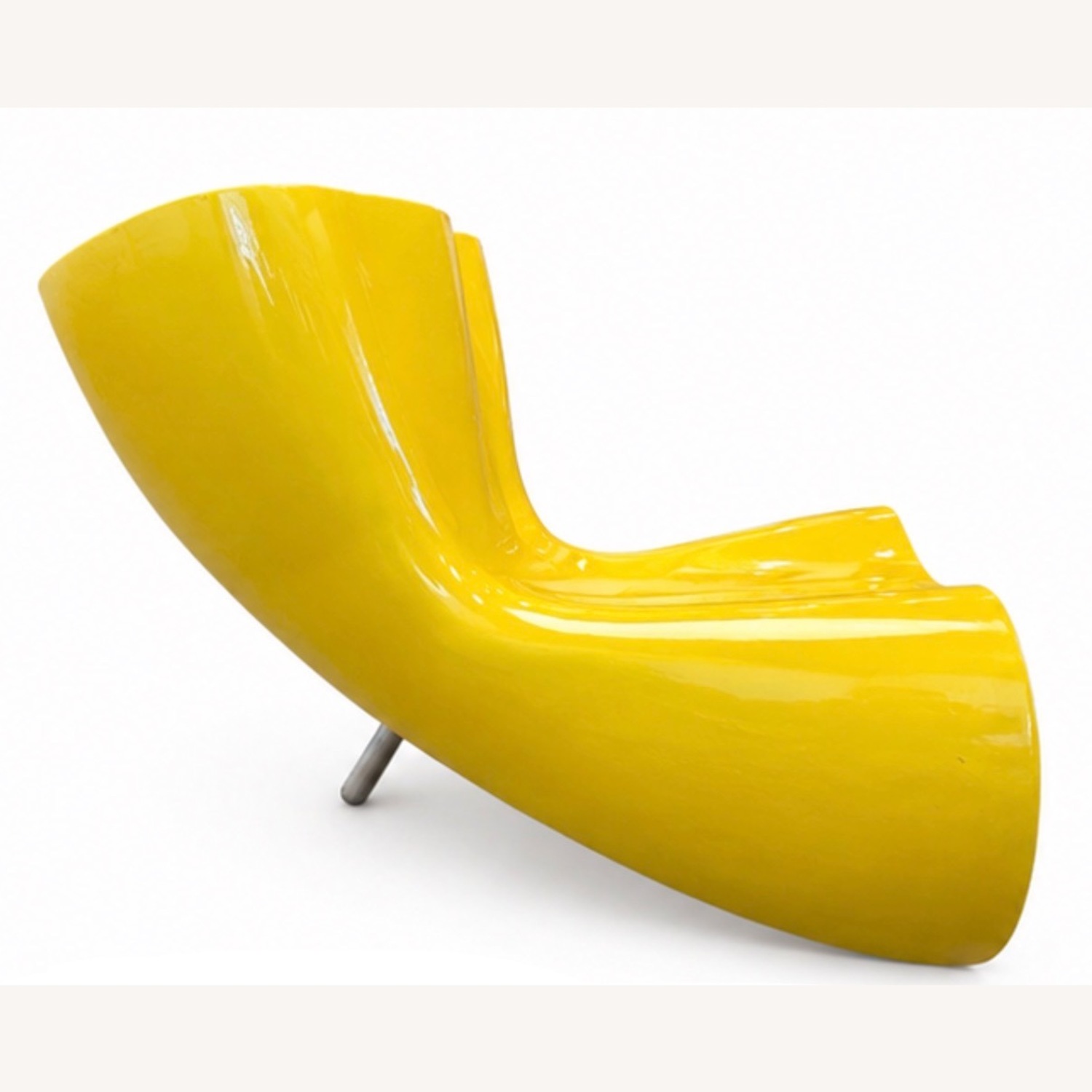 Cappellini Yellow Glass Accent Chair - image-2