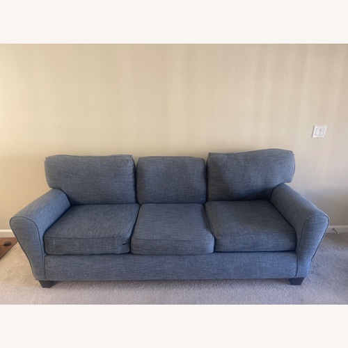 Used Andover Mills 3+ Seater Blue Sofa for sale on AptDeco
