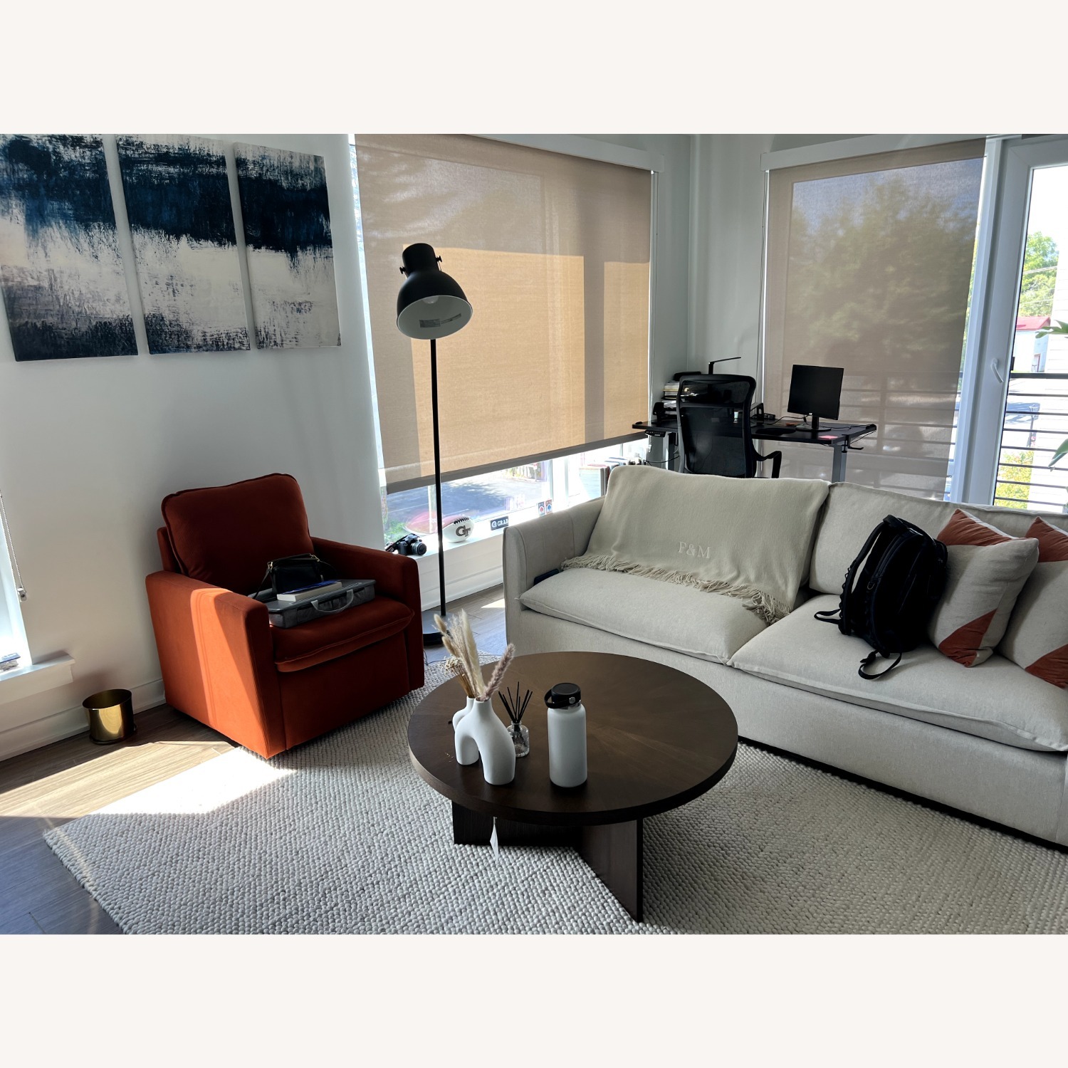 West Elm Whitman Modern 2 Seater Sofa - image-4