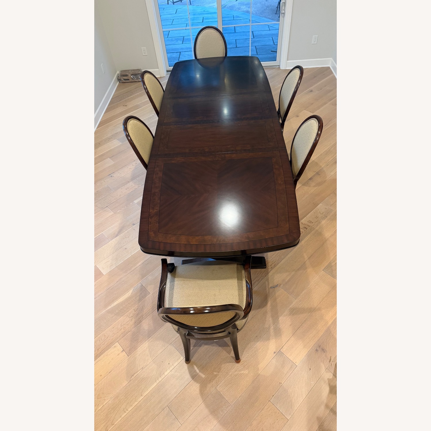 Thomasville Wooden Dining Table with Chairs - image-2