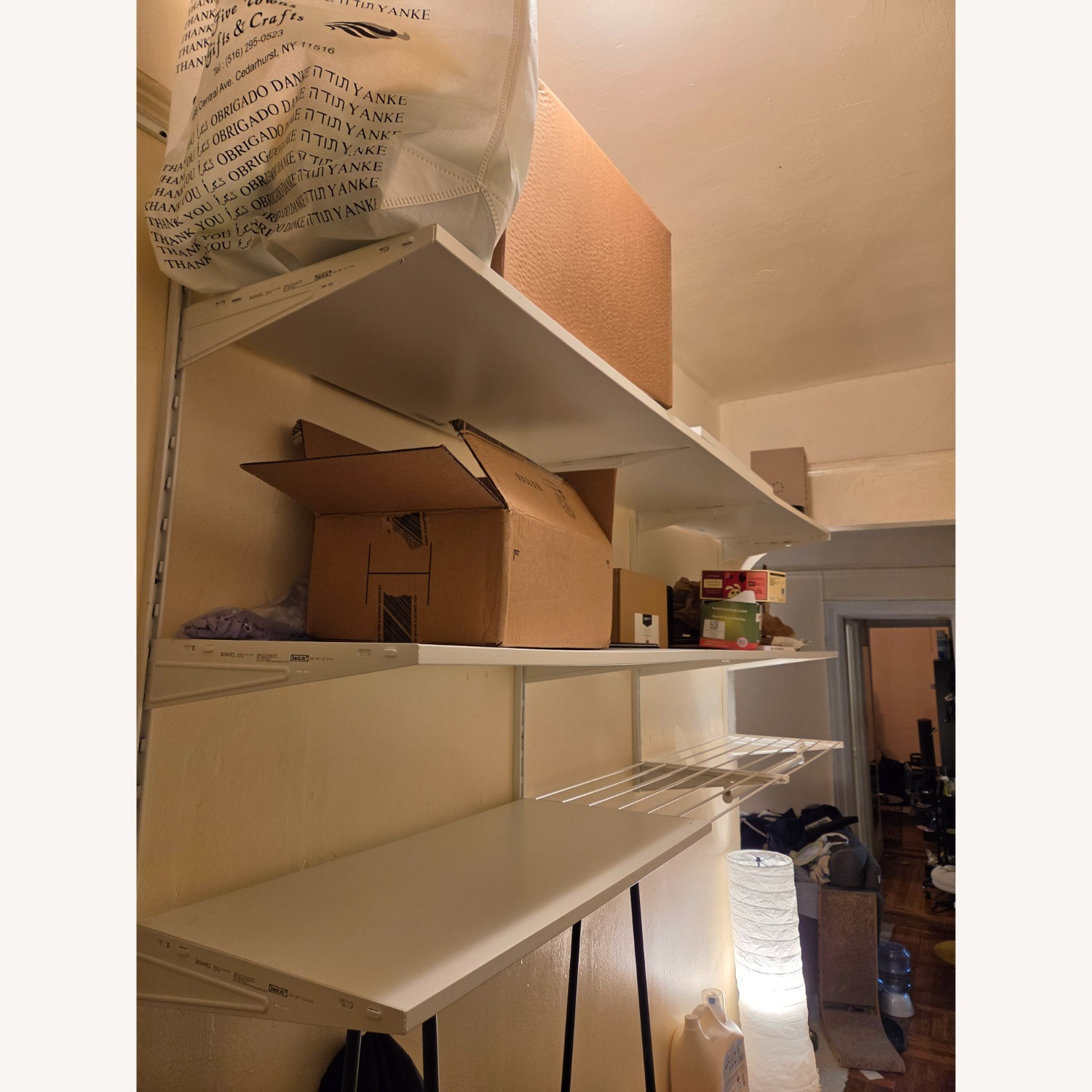 IKEA BOAXEL White Wall Shelf - image-0