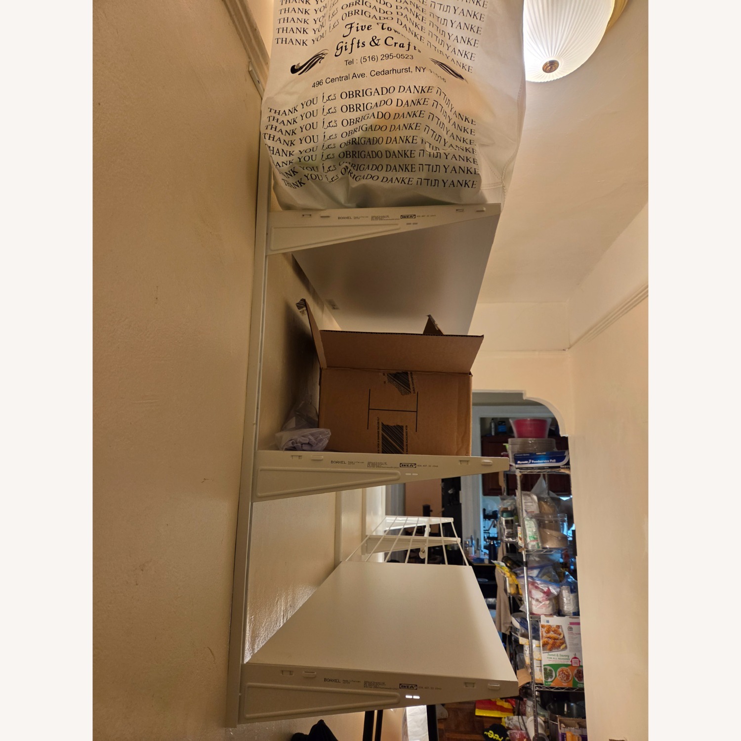 IKEA BOAXEL White Wall Shelf - image-4