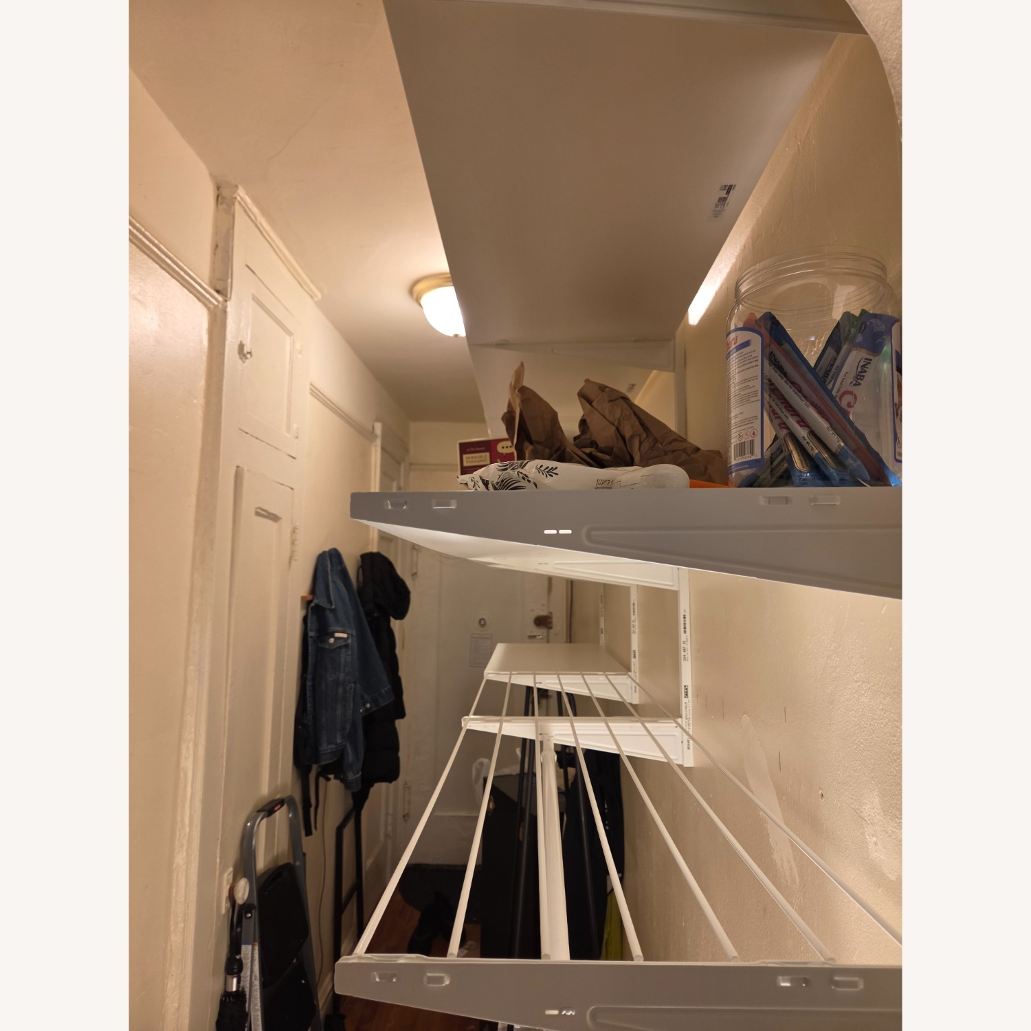 IKEA BOAXEL White Wall Shelf - image-3
