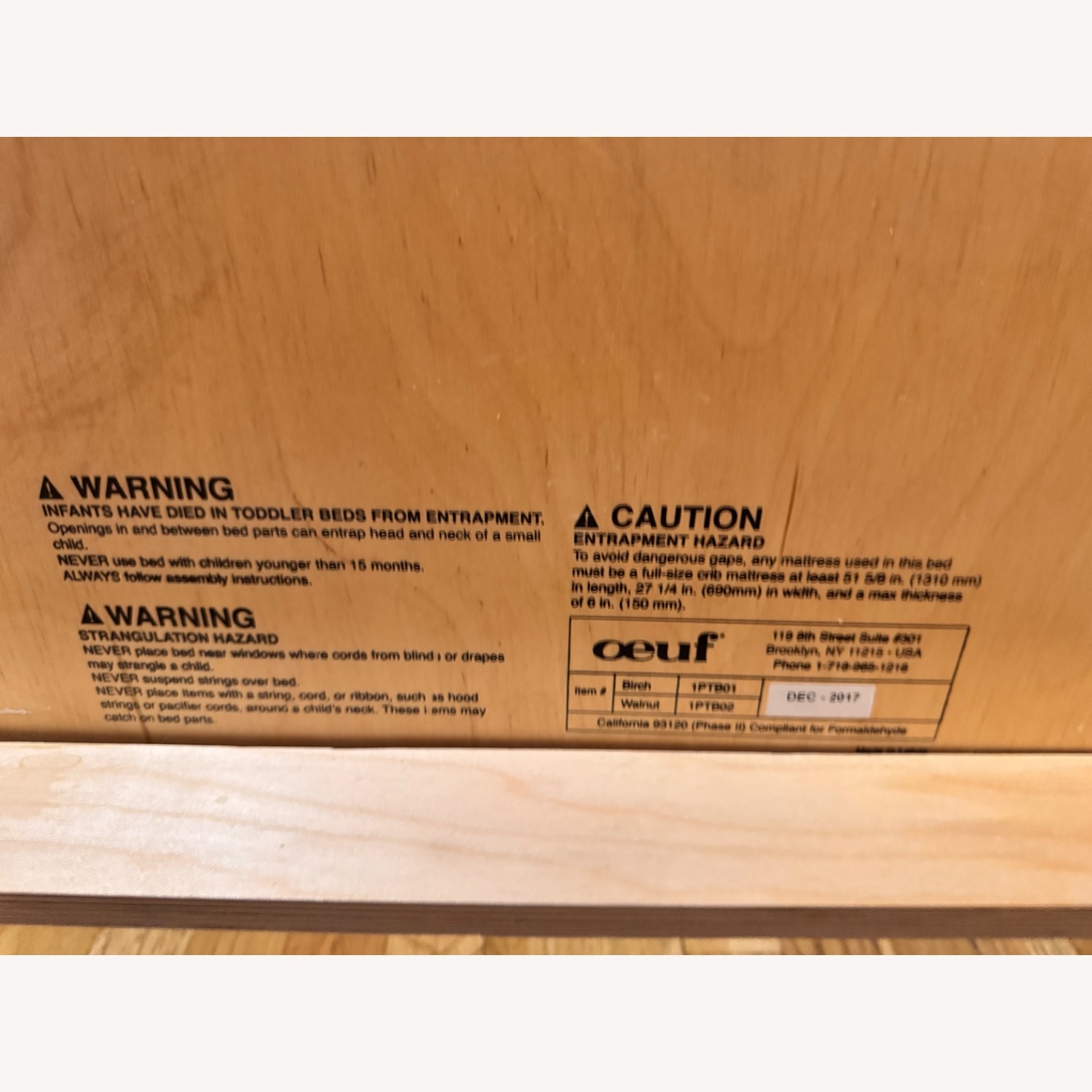 Oeuf Perch Toddler Bed - image-4