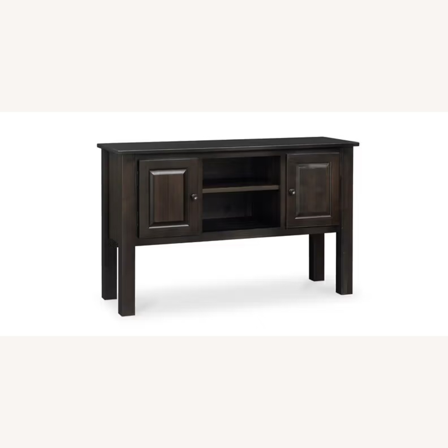 Bassett Black Wood Media Storage - image-4