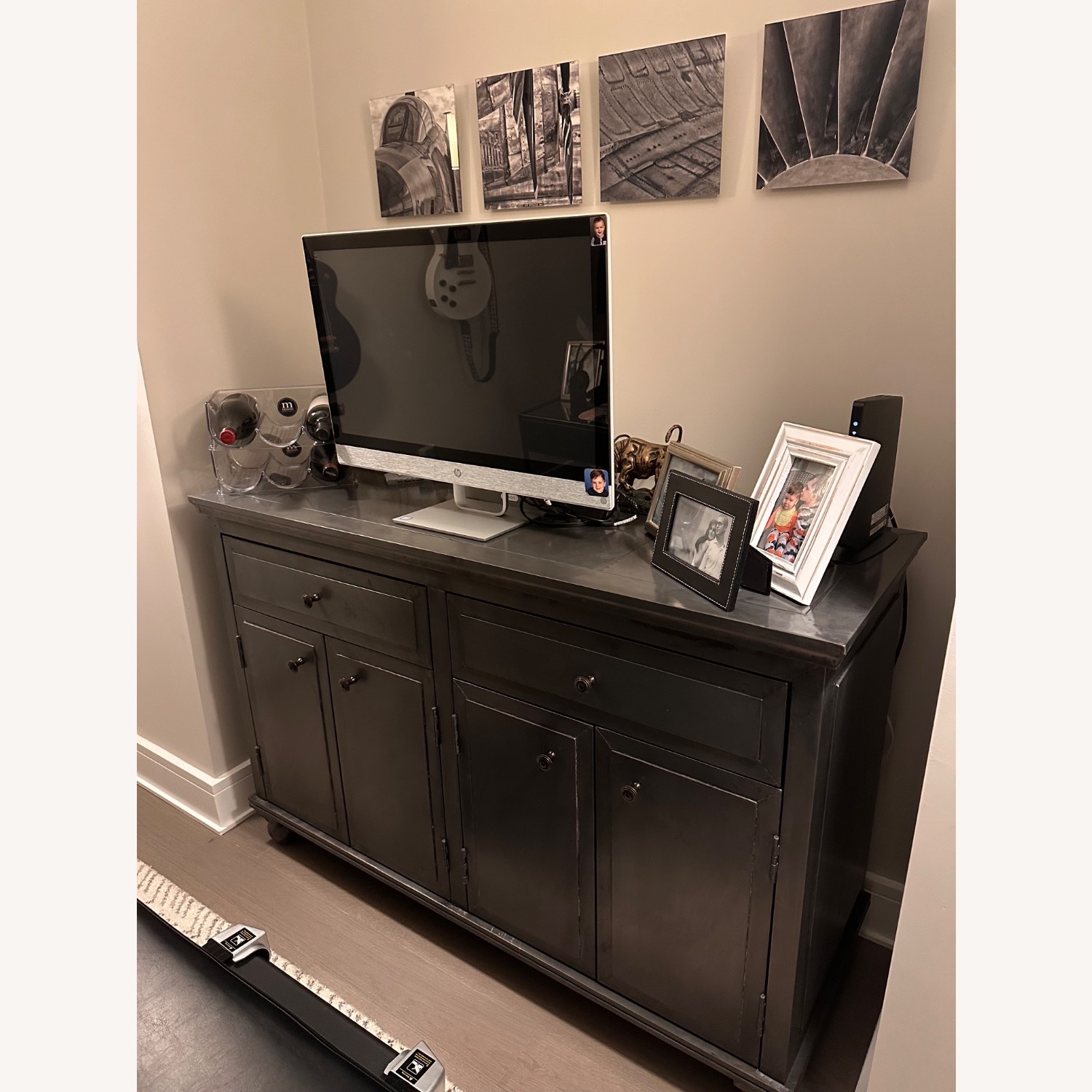 Restoration Hardware Annecy Metal Sideboard - image-1