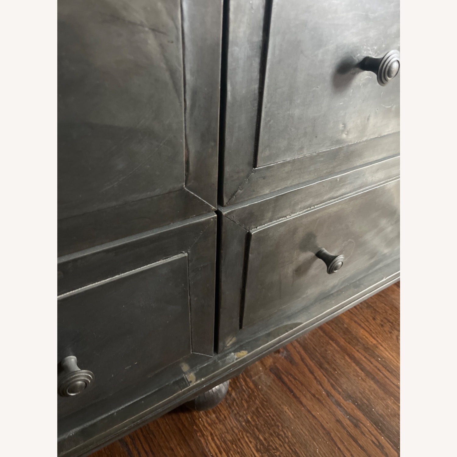 Restoration Hardware Annecy Metal Wrapped Dresser - image-6