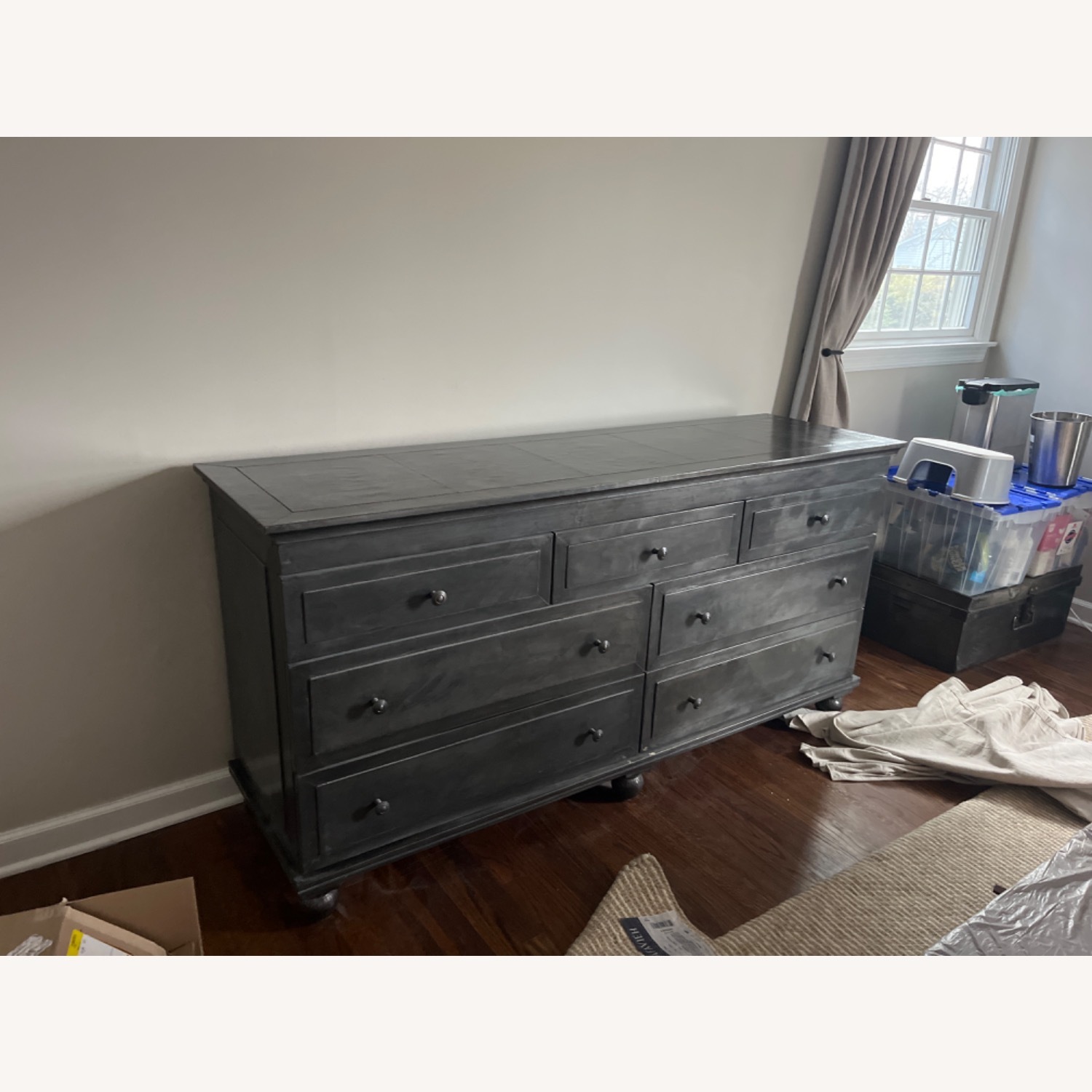 Restoration Hardware Annecy Metal Wrapped Dresser - image-2