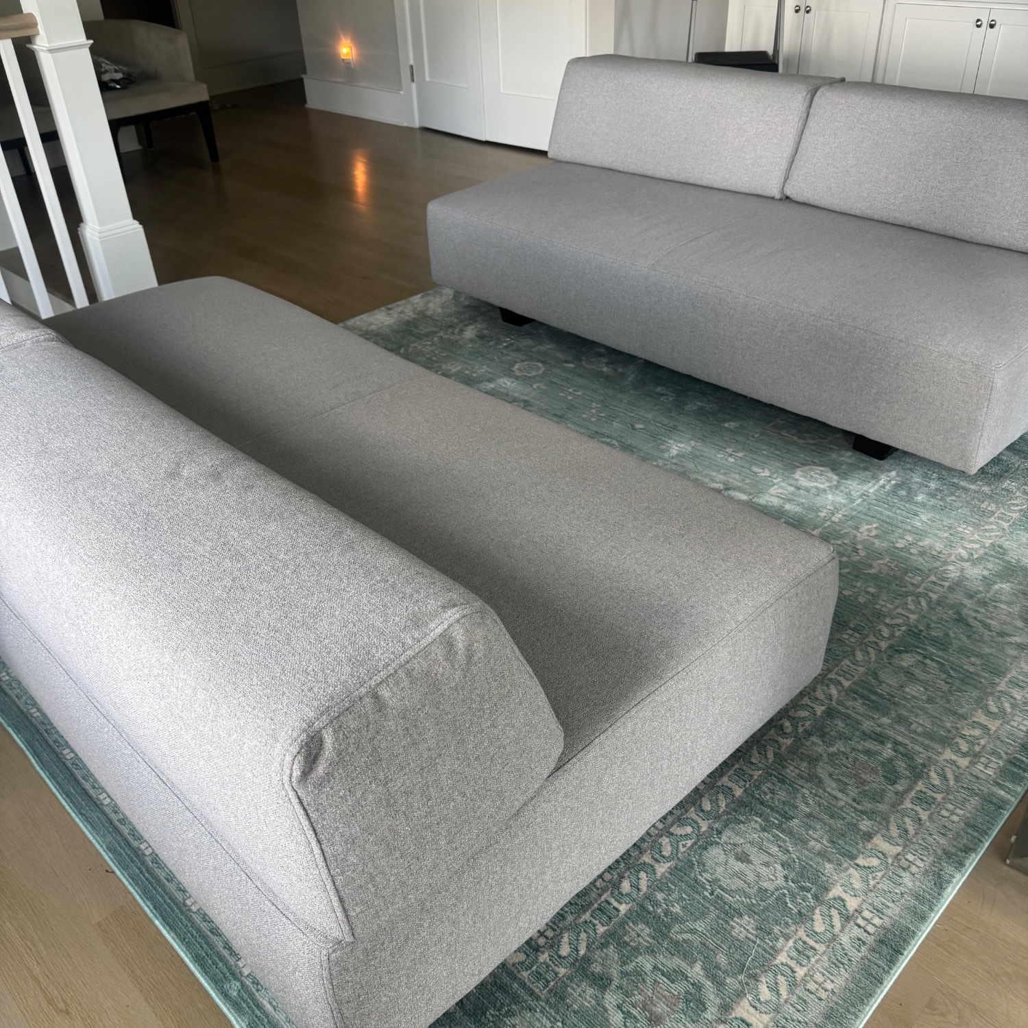 West Elm Set of 2 Tillary Modular Sofas - image-1