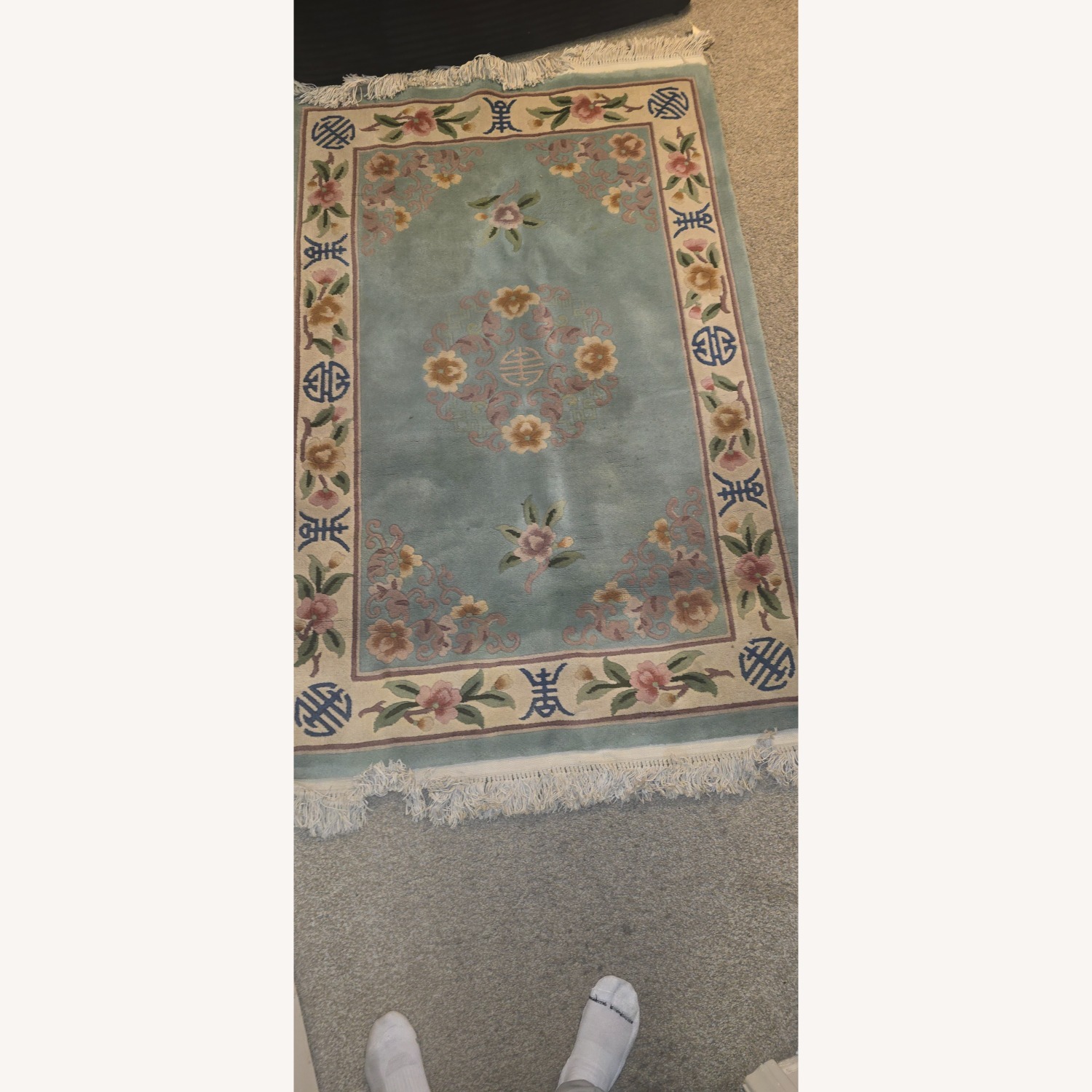 Vintage/Antique Finds Wool Area Rug 4' x 6' - image-4