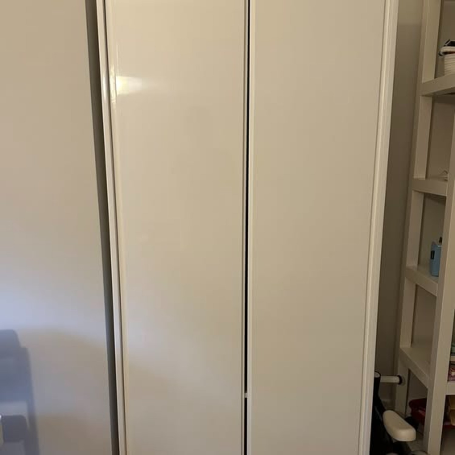 CB2 Gallery White 2-Door Wardrobe - image-1