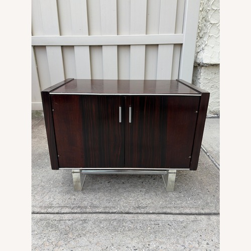 Used MidCentury ModernAge Rosewood Lucite Bedside Table for sale on AptDeco