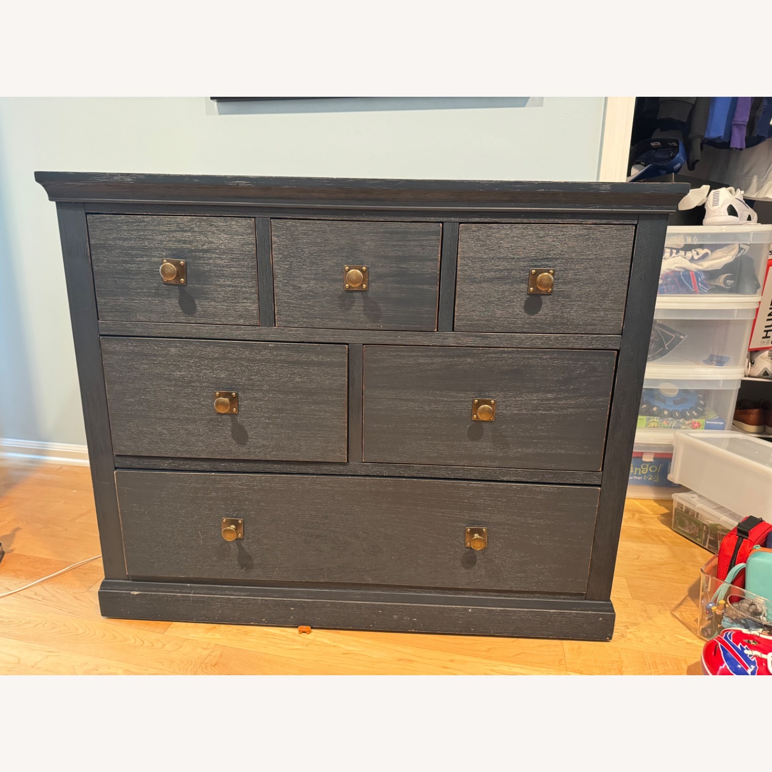 Pottery Barn Charlie Navy Dresser - image-2
