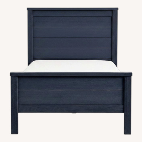 Used Pottery Barn Charlie Twin Bed in Navy for sale on AptDeco