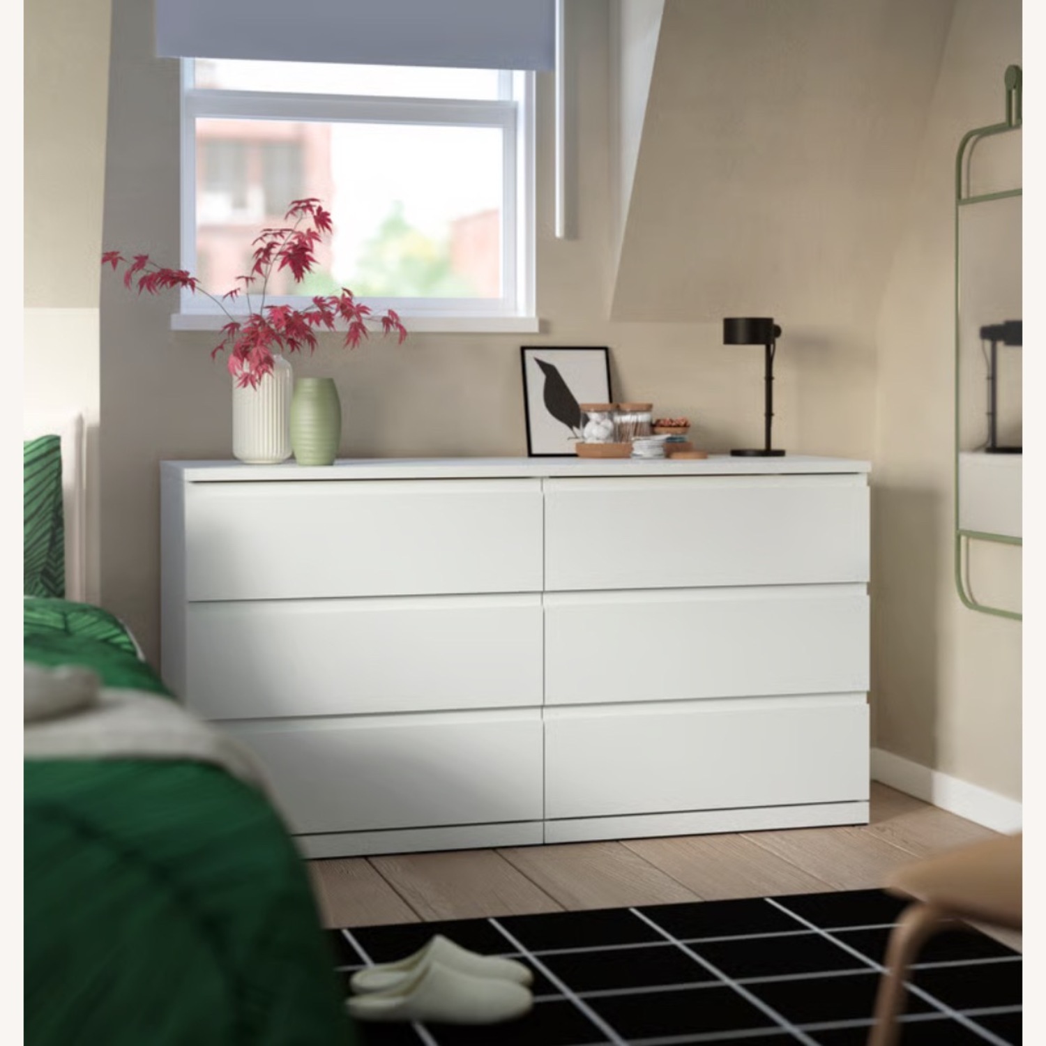 IKEA STORKLINTA 6-Drawer Dresser, White - image-2